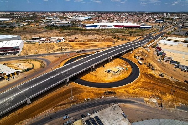 Petrolina (PE): Rotatória do novo viaduto da BR 407 será liberada na tarde desta terça (3)